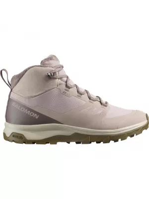 Ženski čevlji SALOMON OUTSNAP WATERPROOF W ETHEREA/ŽELEZO/KOJOT RJAVA