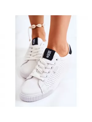 BIG STAR Ženske superge HH274071 WHITE/BLACK Big Star Shoes