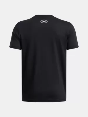 Fantovska majica s kratkimi rokavi UNDER ARMOUR UA B LOGO WORDMARK SS 1389963-001 ČRNA