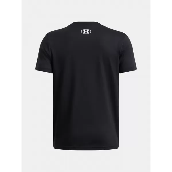  Fantovska majica s kratkimi rokavi UNDER ARMOUR UA B LOGO WORDMARK SS 1389963-001 ČRNA 