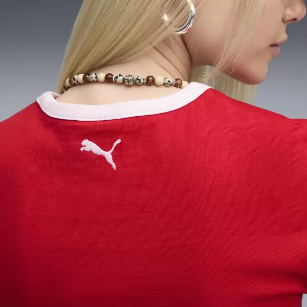  Ženska majica s kratkimi rokavi PUMA FUTURE ZA VSE ČASE RDEČE 