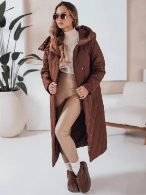 Ženska jakna DSTREET TY4927 RJAVA