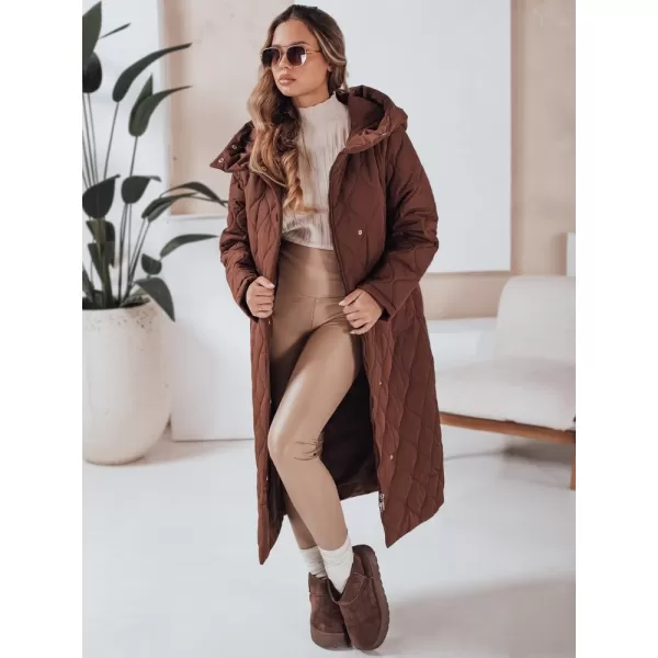  Ženska jakna DSTREET TY4927 RJAVA 