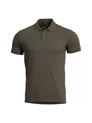 Moška majica s kratkimi rokavi z ovratnikom PENTAGON MOTH PIQUET POLO SHIRT K09047 RJAVO SIVA
