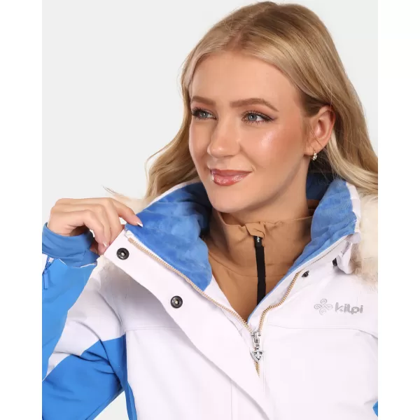  Ženska smučarska jakna KILPI CARRIE-W ZL0108KI BELA 