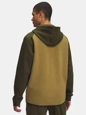 Moški pulover UNDER ARMOUR UA UNSTOPPABLE FLC FZ HD EU ZELENA