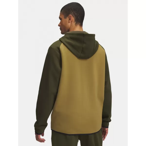  Moški pulover UNDER ARMOUR UA UNSTOPPABLE FLC FZ HD EU ZELENA 