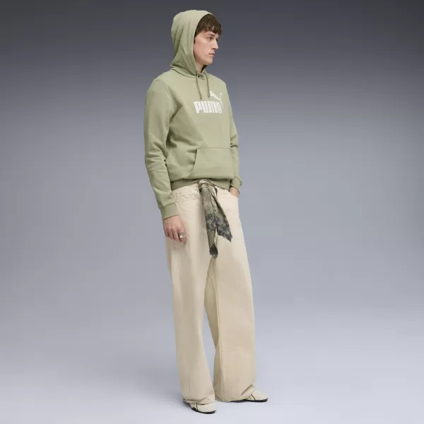  Moška jopica PUMA ESS NO 1 LOGO HOODIE FL (S) 68257182 LUX ARMY 
