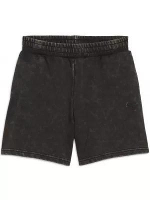 Ženske kratke hlače PUMA ESS ELEVATED WASH HIGH-WAIST SHORTS 5" TR 68810501 PUMA ČRNA