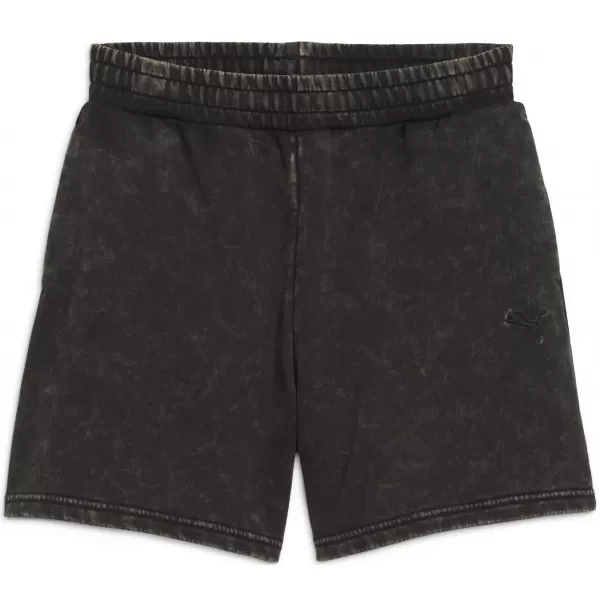  Ženske kratke hlače PUMA ESS ELEVATED WASH HIGH-WAIST SHORTS 5" TR 68810501 PUMA ČRNA 