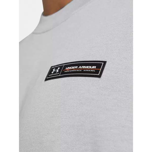 Moška majica s kratkimi rokavi UNDER ARMOUR UA HW ARMOUR LABEL SS 1382831-011 SIVA 