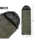 Spalna vreča PENTAGON MAJOR SLEEPING BAG 370GR/M² D19002 RJAVO SIVA