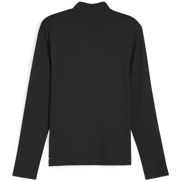  Športna majica PUMA RUN CLOUDSPUN 1/4 ZIP 52499201 ČRNA PUMA 