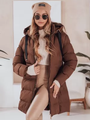 Ženska jakna DSTREET TY4919 RJAVA