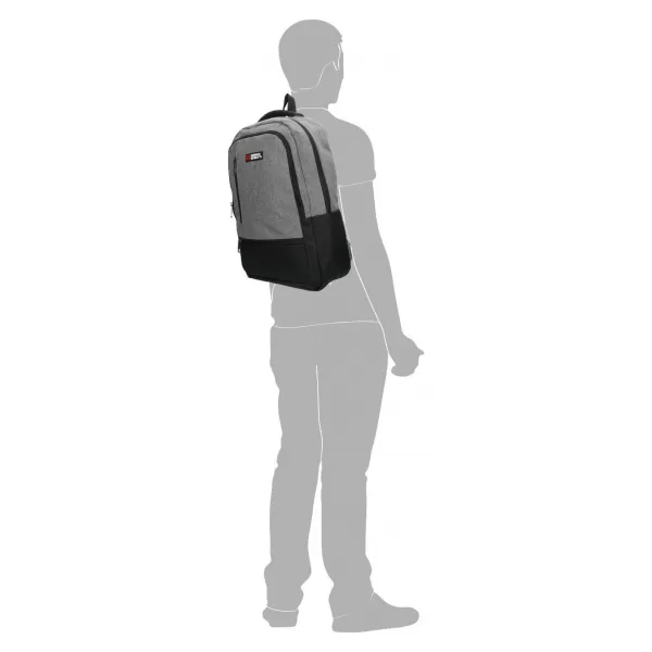  Nahrbtnik ENRICO BENETTI HAMBURG 15 NOTEBOOK BACKPACK SVETLO SIVA 