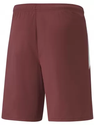 Kratke hlače PUMA TEAMLIGA SHORTS 704924_09 CORDOVAN/ CORDOVAN/PUMA BELA