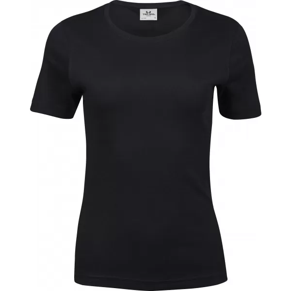  Ženska majica s kratkimi rokavi TEE JAYS | TJ 580 ČRNA 