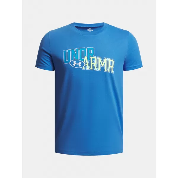  Fantovska majica s kratkimi rokavi UNDER ARMOUR OVERLAY WM SS MODRA 