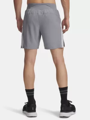 Moške kratke hlače UNDER ARMOUR UA LAUNCH PRO 7'' SHORTS 1376508-036 SIVA