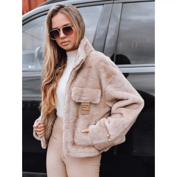  Ženska jakna DSTREET TY5248 BEŽ 