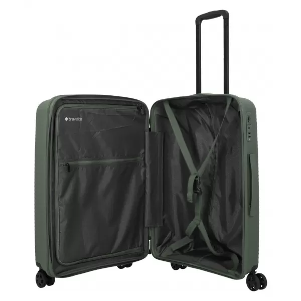 Kovček TRAVELITE Air Stripe M ZELENA 
