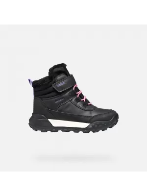 Gležnarji za deklice GEOX TREKKYUP AB J46M7A0MEMSC9266 ČRNA