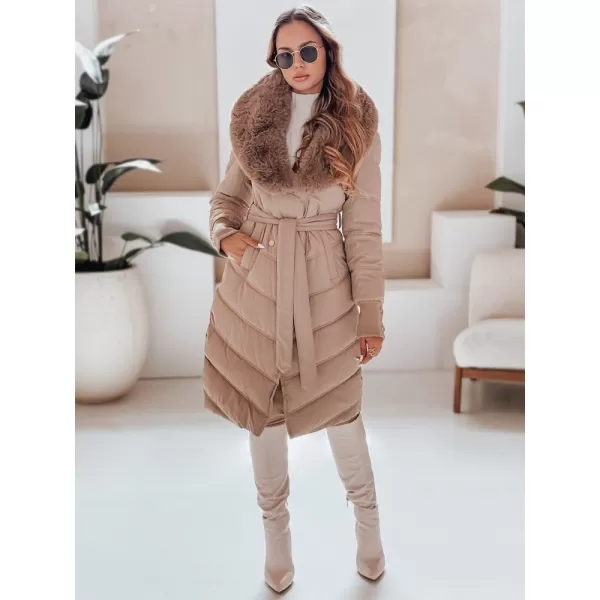  Ženska jakna DSTREET TY5077 KARAMELA 