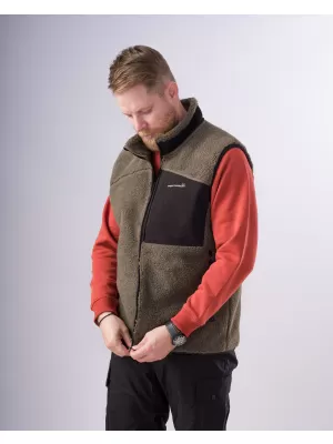 Moški telovnik PENTAGON SUMMIT SHERPA FLEECE VEST K04016 RJAVO SIVA