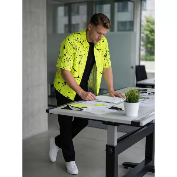  Moška vrhunska majica ALTISPORT VOJ/ALM034KOS01 NEON RUMENA 