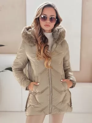 Ženska jakna DSTREET TY5051 KARAMELA