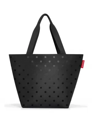 Torba REISENTHEL SHOPPER M SIJAJNE ČRNE PIKE