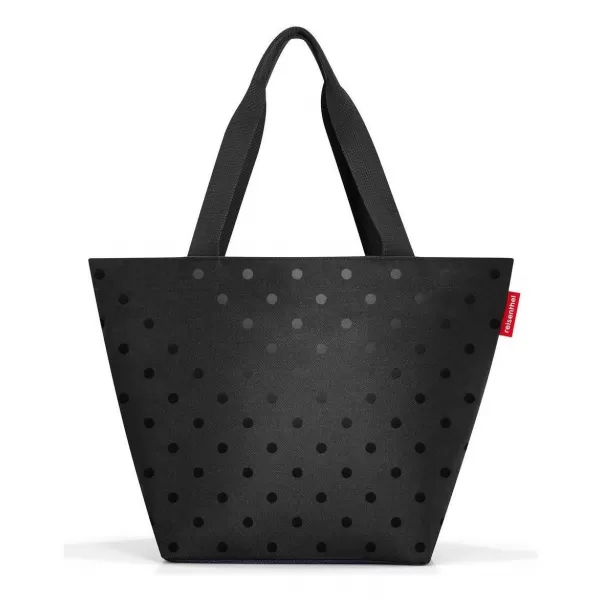  Torba REISENTHEL SHOPPER M SIJAJNE ČRNE PIKE 