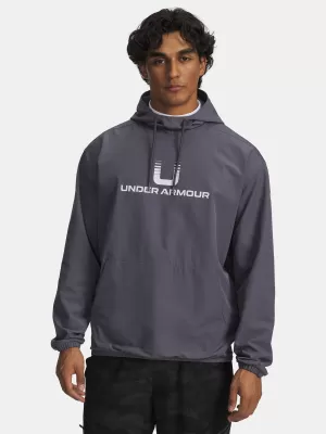 Moška jakna UNDER ARMOUR UA UNSTOPPABLE WVN HOODIE 6003864-025 SIVA