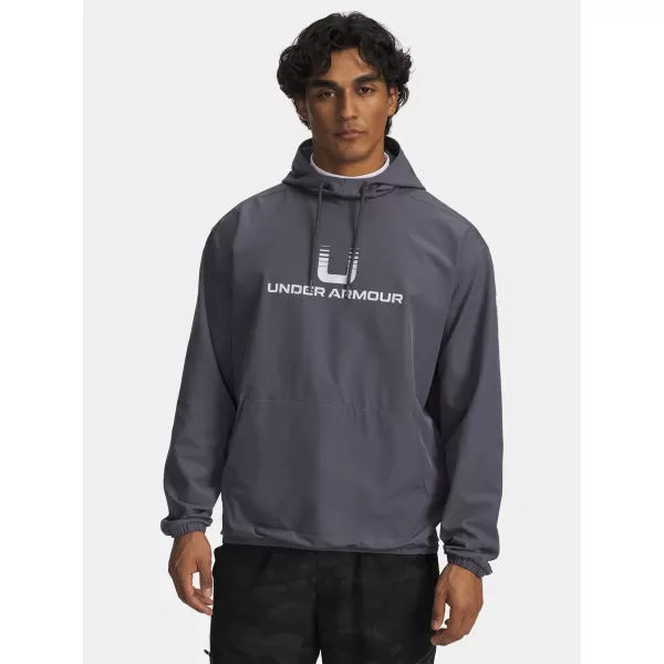  Moška jakna UNDER ARMOUR UA UNSTOPPABLE WVN HOODIE 6003864-025 SIVA 