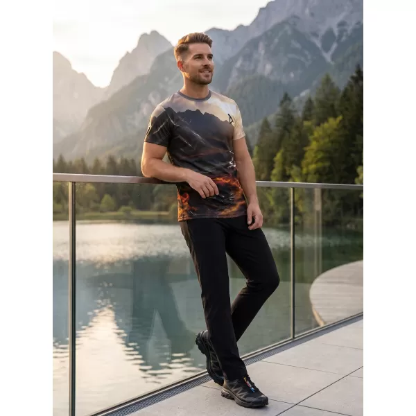 Moška vrhunska majica za prosti čas ALTISPORT VOJ/ALM116TR06 SKALE 