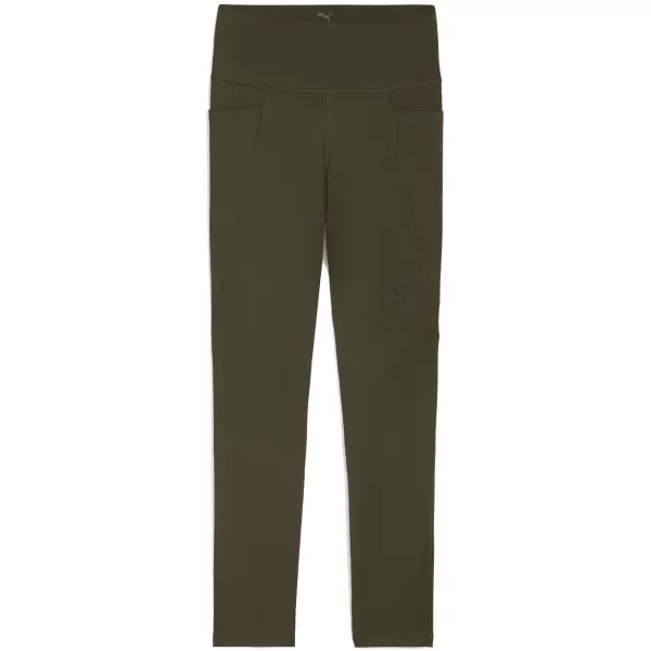  Gamaše PUMA W TAD ESSENTIAL TIGHT - HW 7/8 52589970 TEMNA OLJKA 