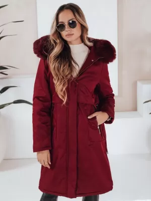 Ženska parka DSTREET TY5114 BORDO