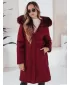 Ženska parka DSTREET TY5114 BORDO