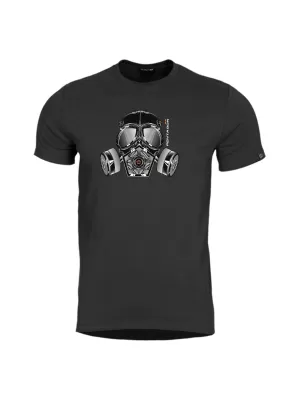 Majica s kratkimi rokavi PENTAGON AGERON GAS MASK K09012 ČRNA
