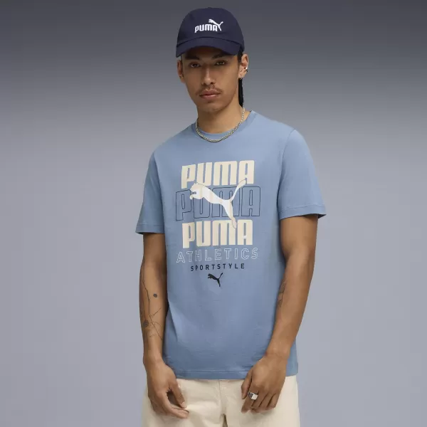  Srajca PUMA GRAPHIC STACKED GRAPHIC TEE 68803834 KUL MODRA 