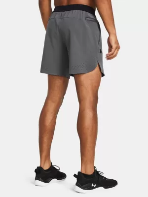 Moške kratke hlače UNDER ARMOUR UA PEAK WOVEN SHORTS 1376782-025 SIVA