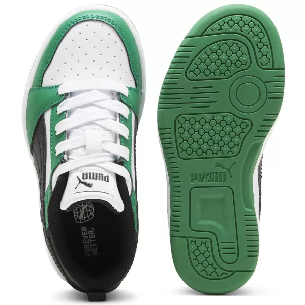  Škornji PUMA REBOUND V6 LO PS 39383405 PUMA BELA/PUMA ČRNA/ZELENA 