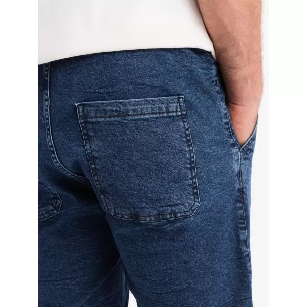  Kratke hlače OMBRE OM-SRDS-0161 TEMNO MODRA 