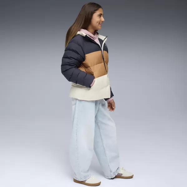  Otroška jakna PUMA SYNTHETIC HOODED PUFFER JACKET 68840416 NOVA MORNARICA 