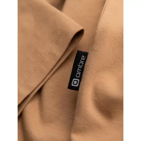  Srajca OMBRE OM-LSCL-0130 SVETLO RJAVA 