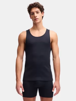 Moški brezrokavnik UNDER ARMOUR M UA PERF COTTON TANK-2PK 6007622-001 ČRNA