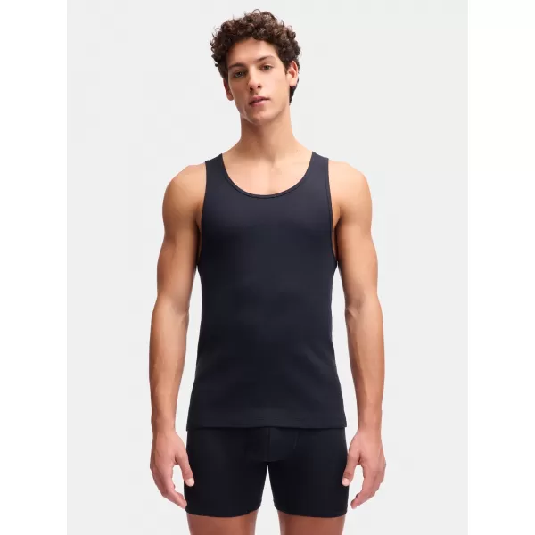 Moški brezrokavnik UNDER ARMOUR M UA PERF COTTON TANK-2PK 6007622-001 ČRNA 