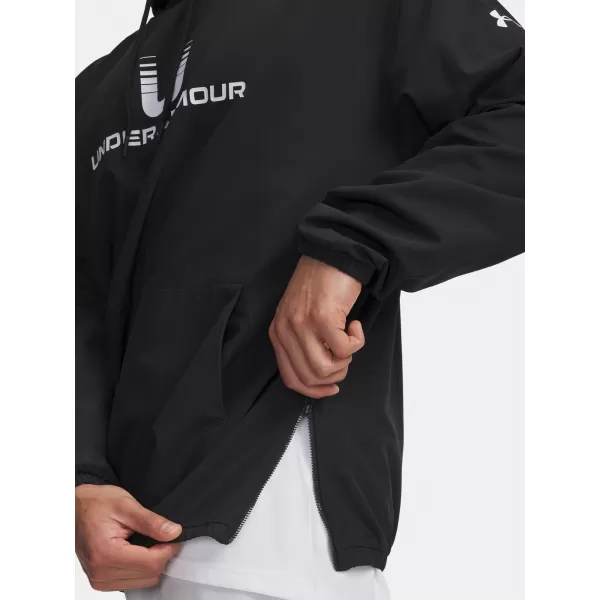  Moški pulover UNDER ARMOUR UA UNSTOPPABLE WVN HOODIE 6003864-001 ČRNA 