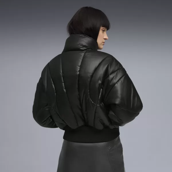  Ženska jakna PUMA DARE TO PUFFER JACKET 63217301 ČRNA PUMA 