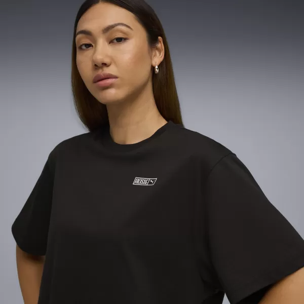  Srajca PUMA X ROSÉ TEE 63380601 PUMA ČRNA 